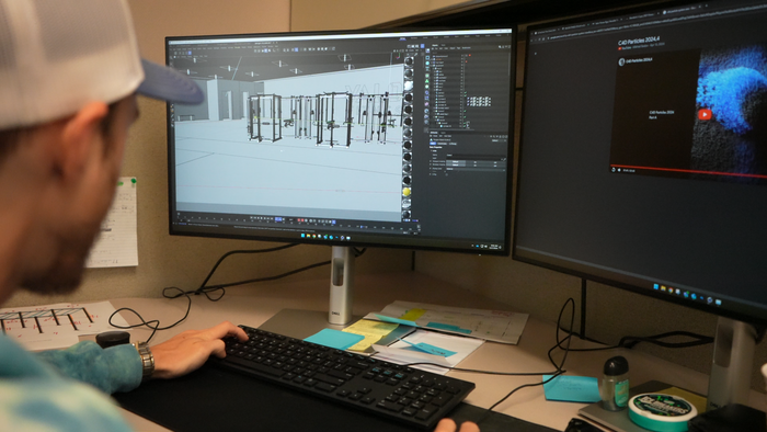 3d modeling of commercial gym equipment gym design